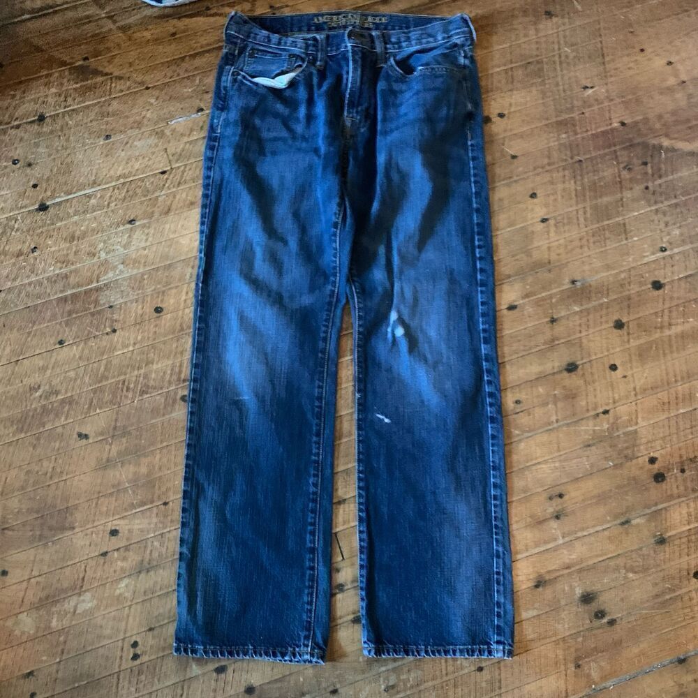 American Eagle Slim Straight distressed 29x32 normcore jeans